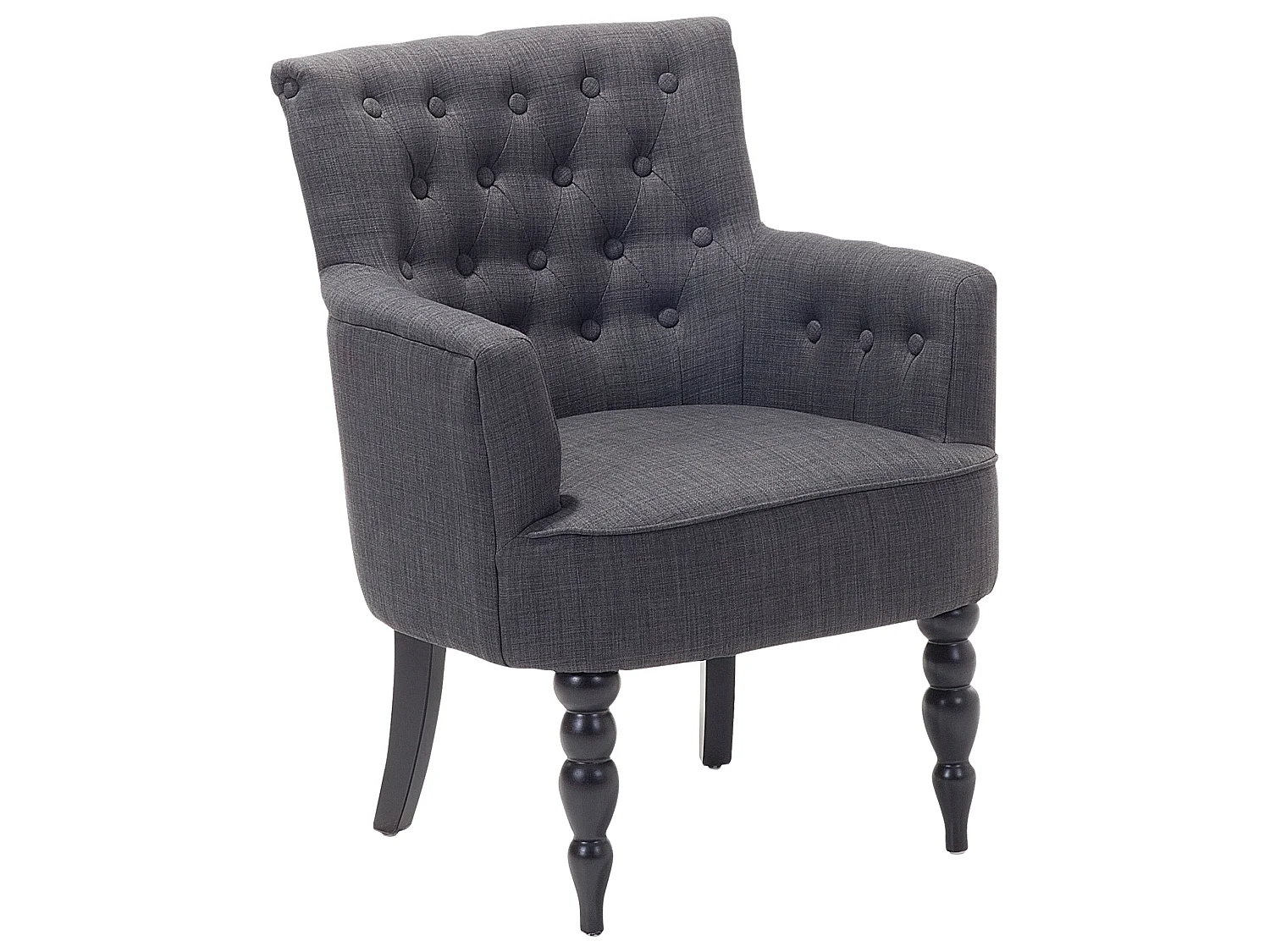 Fauteuil ALESUND Tissu Gris foncé