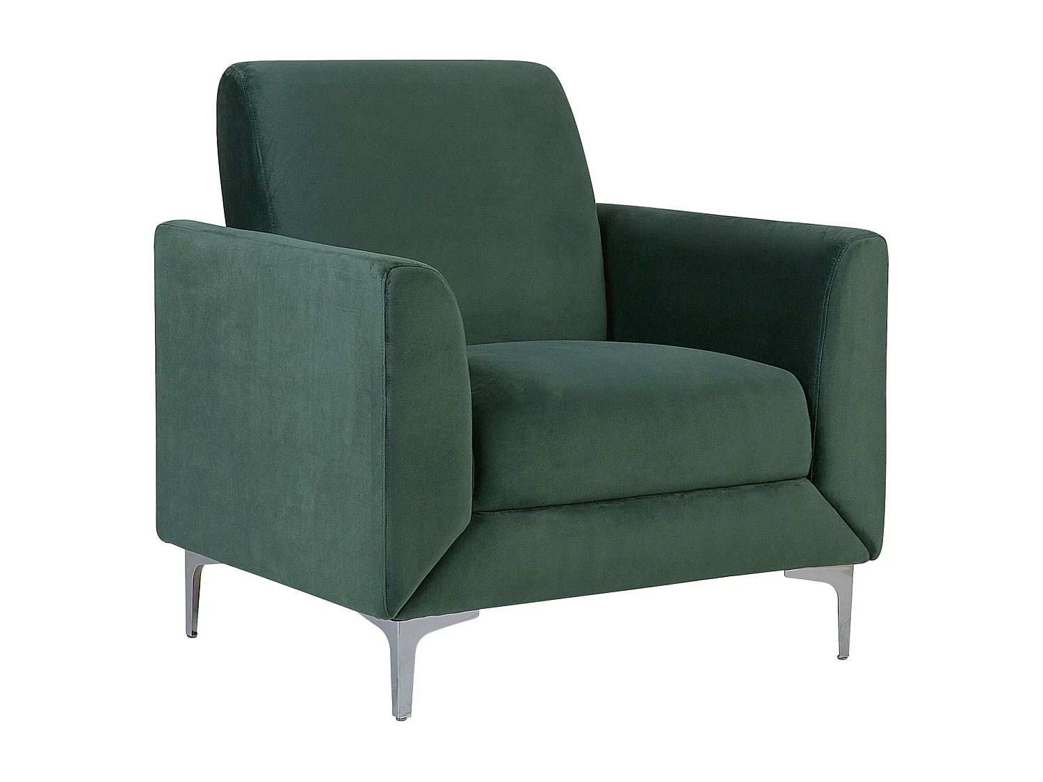 Fauteuil FENES Velours Vert foncé