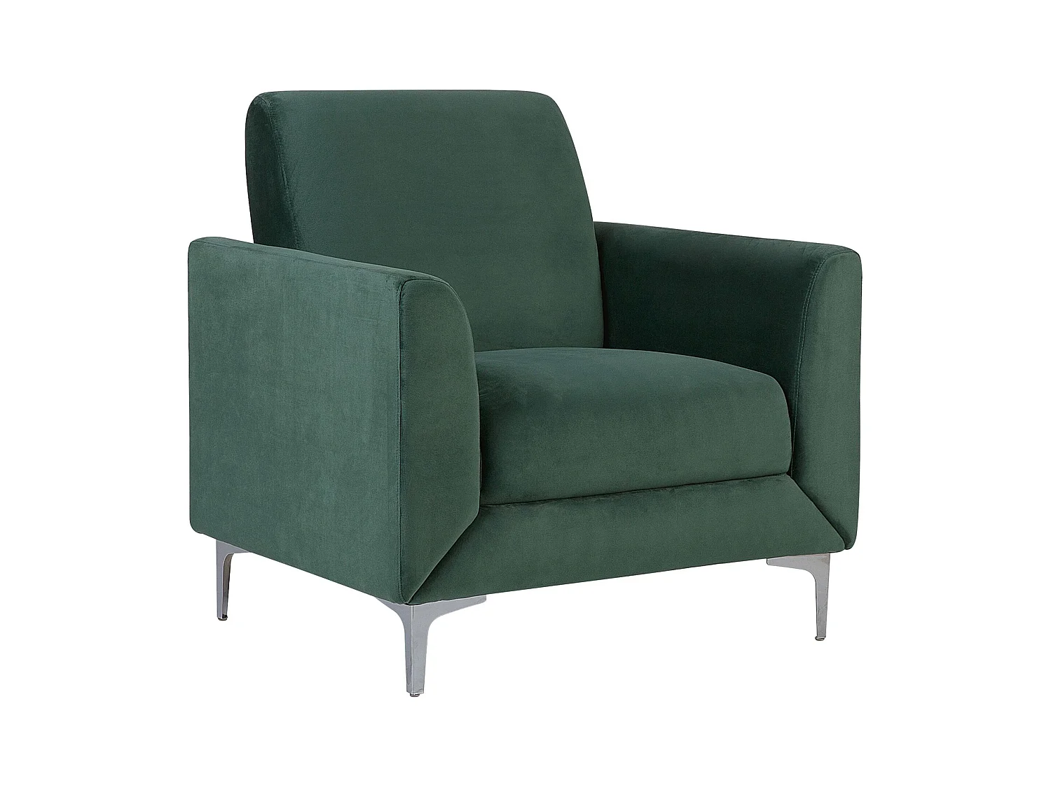 Fauteuil FENES Velours Vert foncé