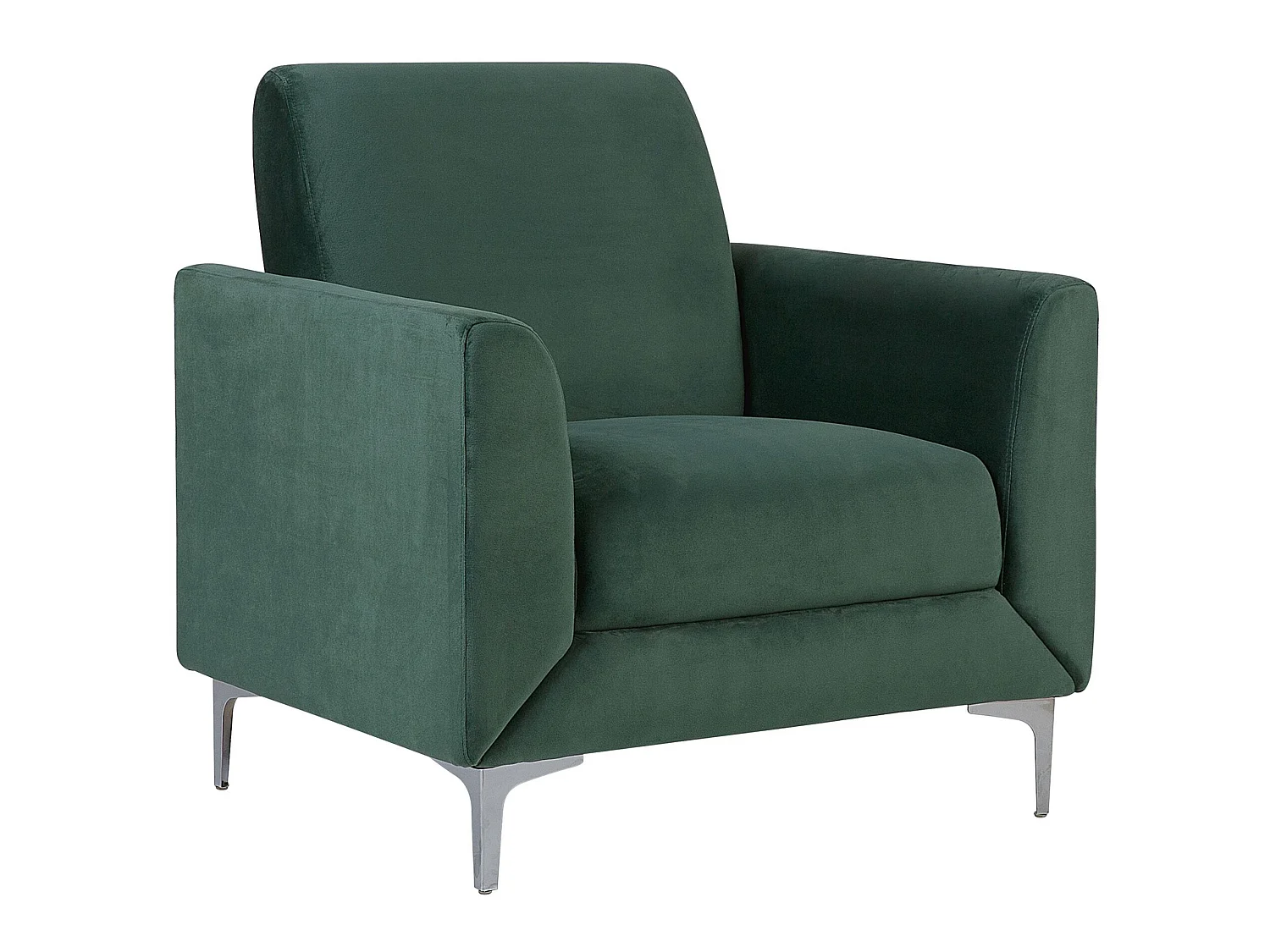 Fauteuil FENES Velours Vert foncé