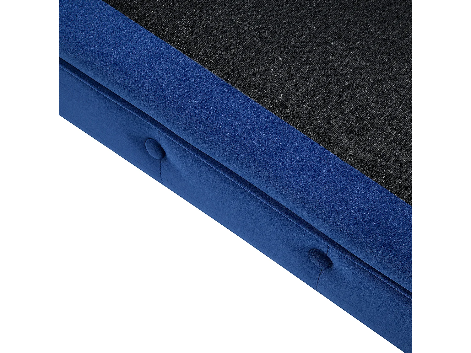 Fauteuil CHESTERFIELD Velours Bleu marine