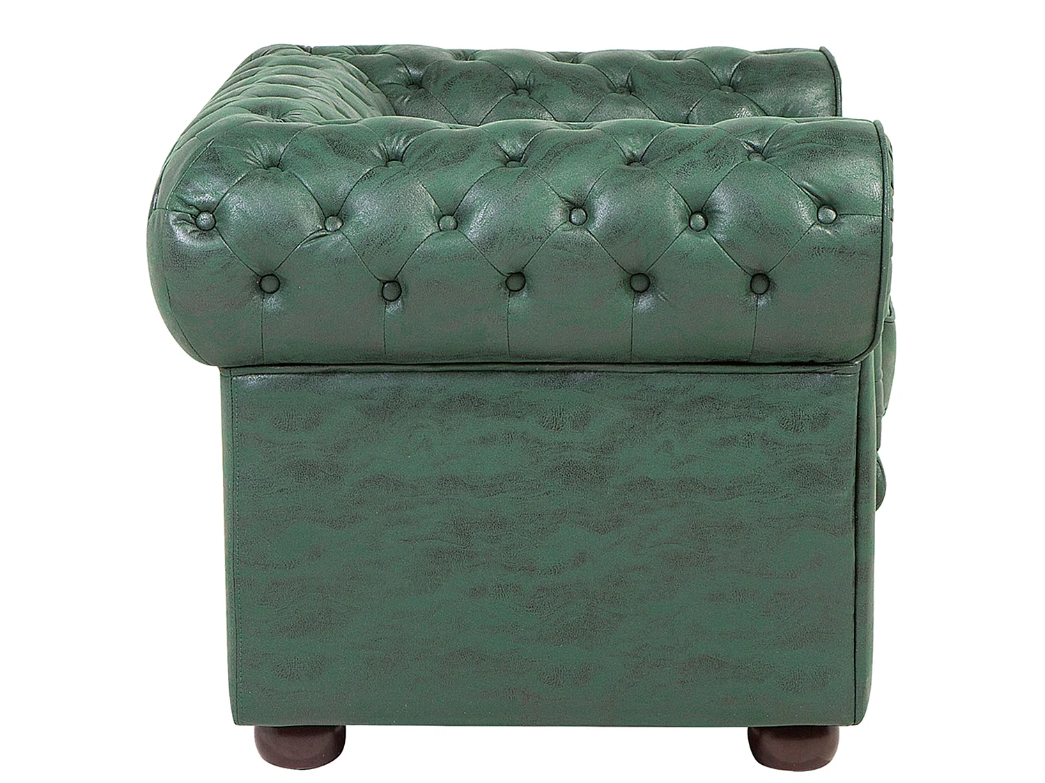 Fauteuil CHESTERFIELD Kunstleer Groen