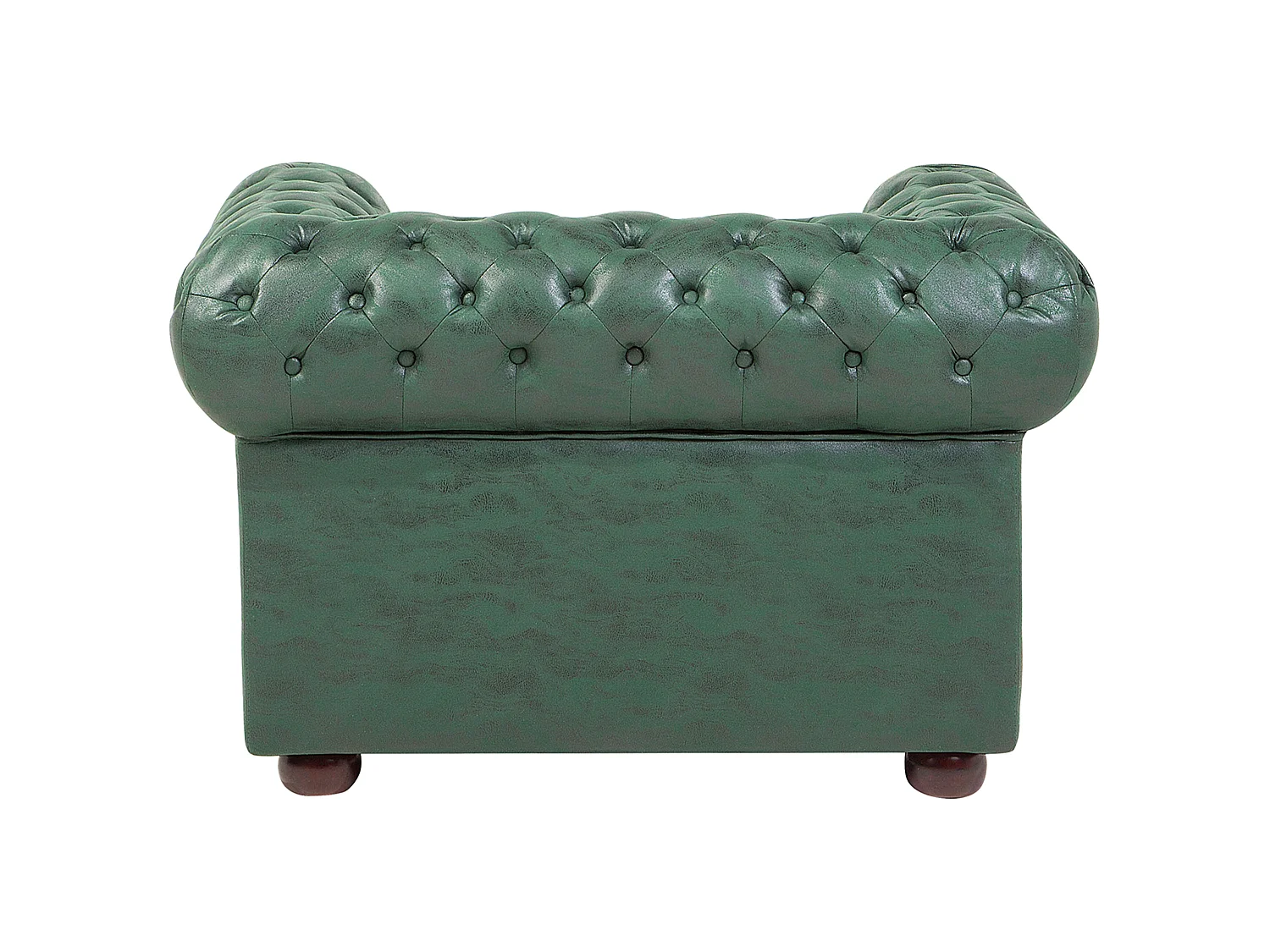 Fauteuil CHESTERFIELD Kunstleer Groen