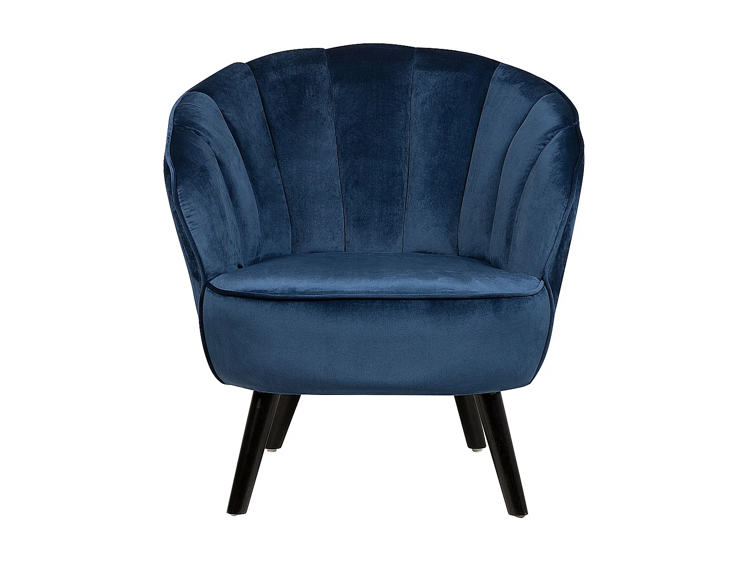 Fauteuil DALA Fluweel Donkerblauw