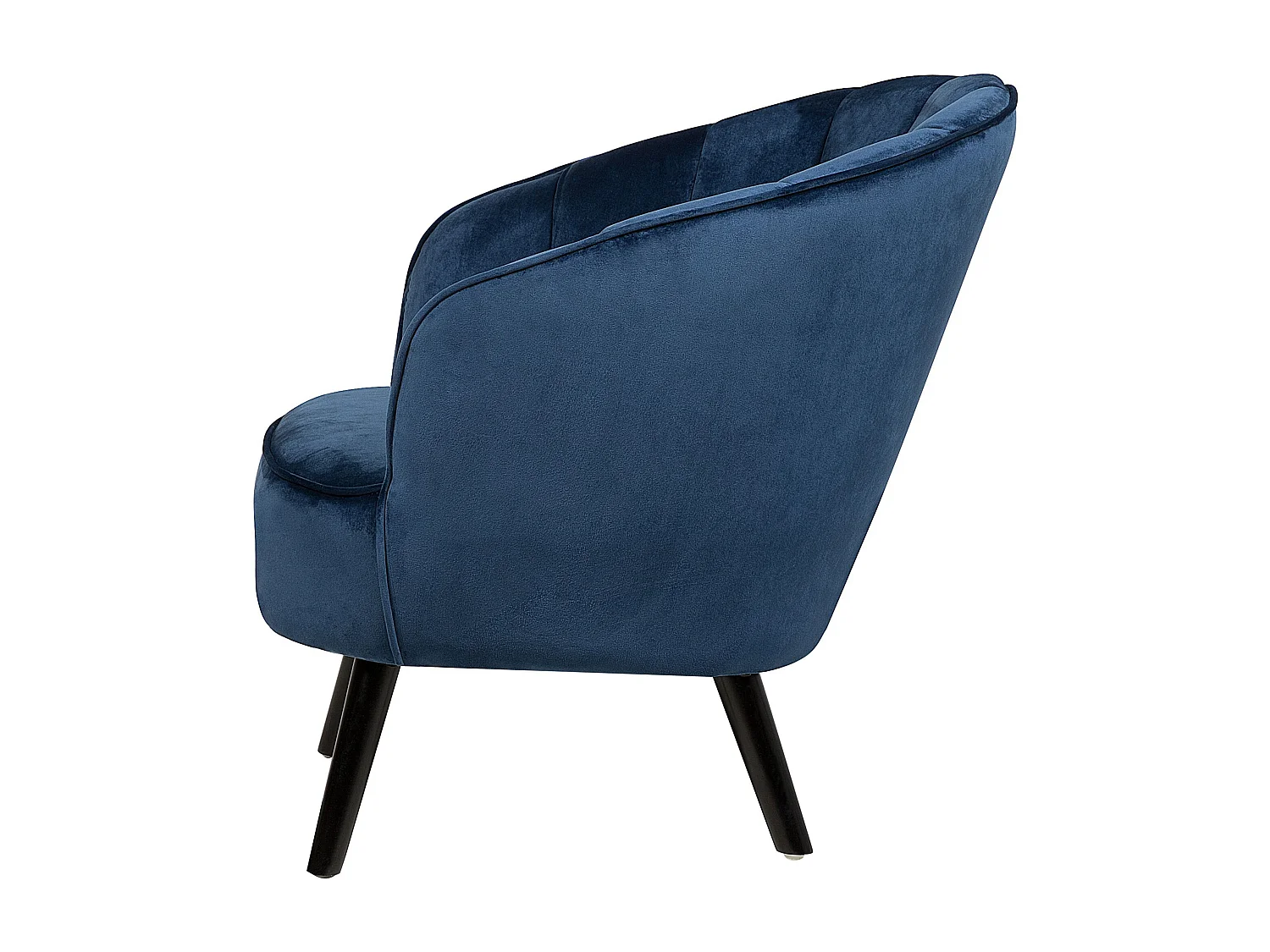 Fauteuil DALA Fluweel Donkerblauw