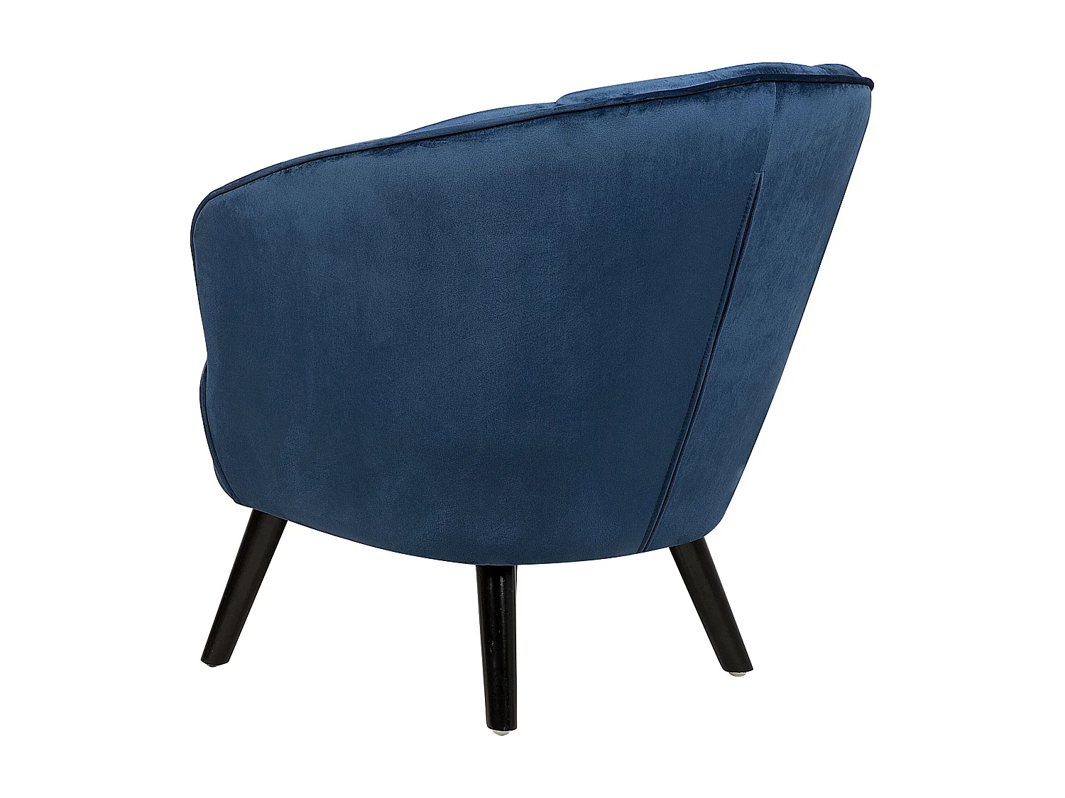 Fauteuil DALA Fluweel Donkerblauw