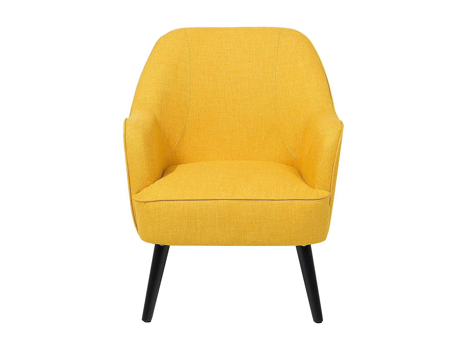 Fauteuil LOKEN Tissu Jaune