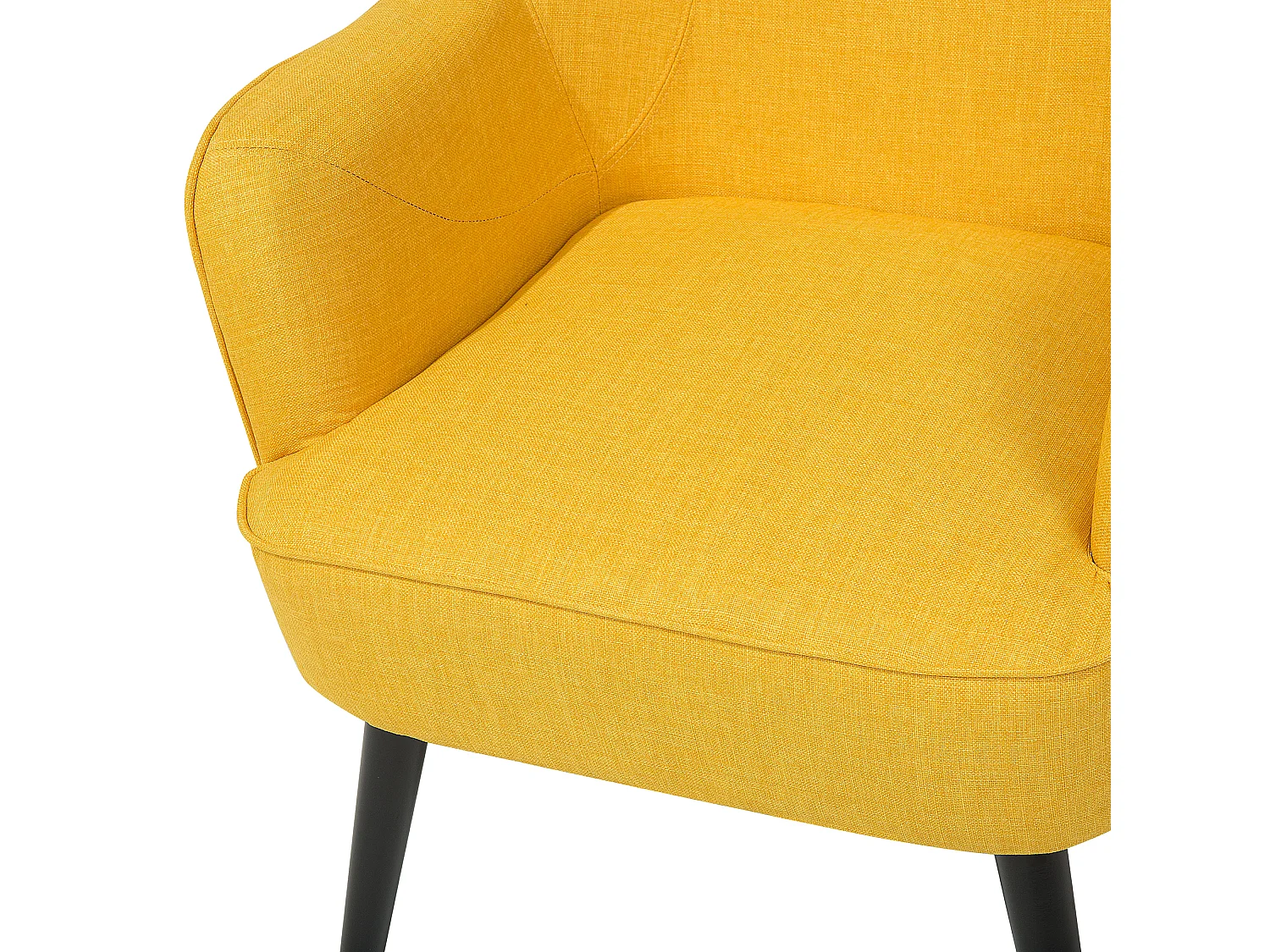 Fauteuil LOKEN Tissu Jaune