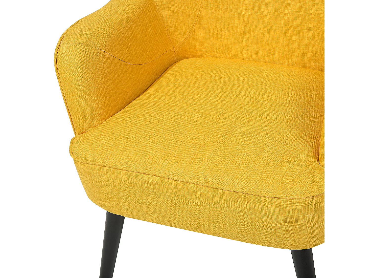 Fauteuil LOKEN Tissu Jaune