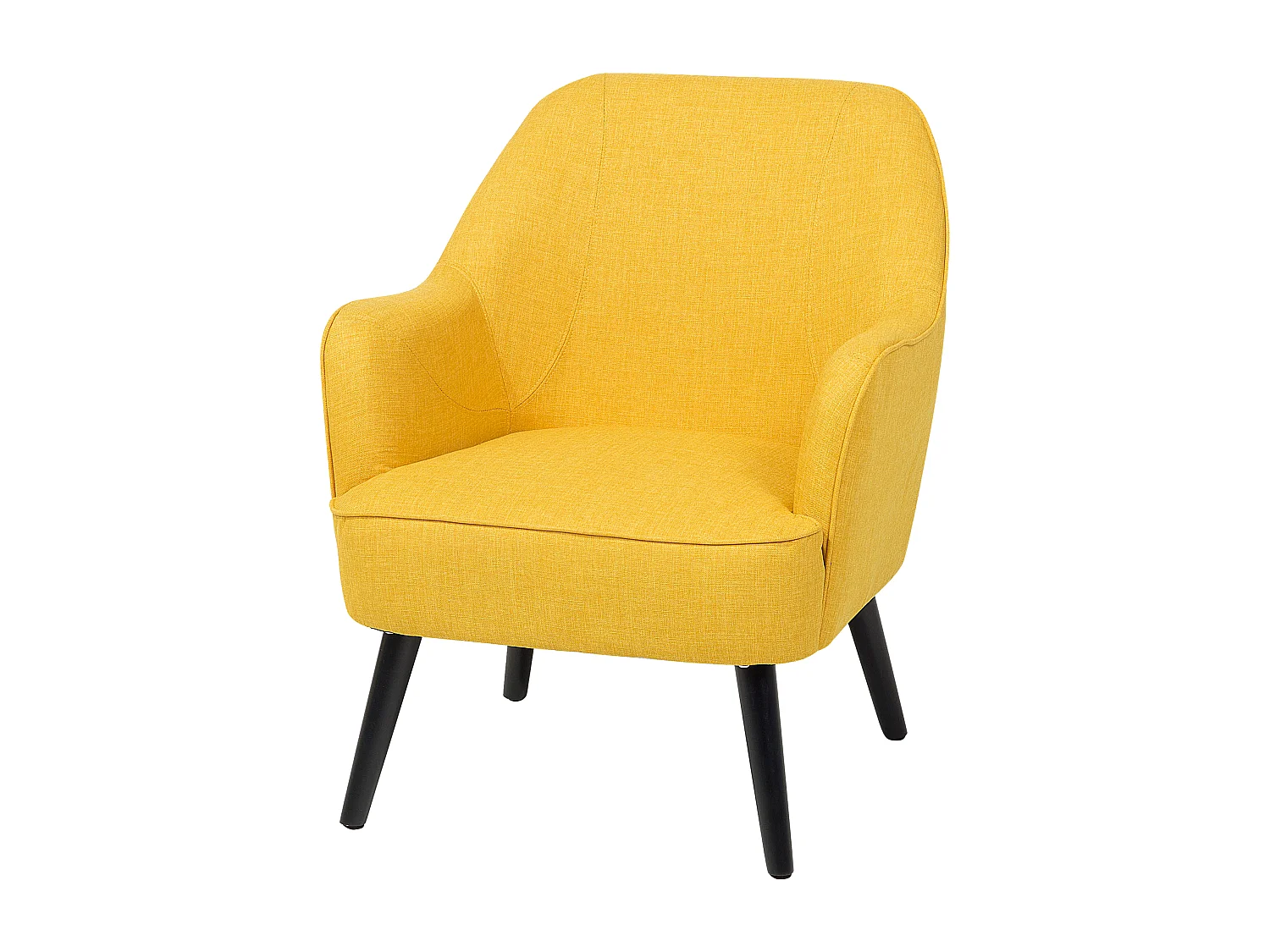 Fauteuil LOKEN Stof Geel