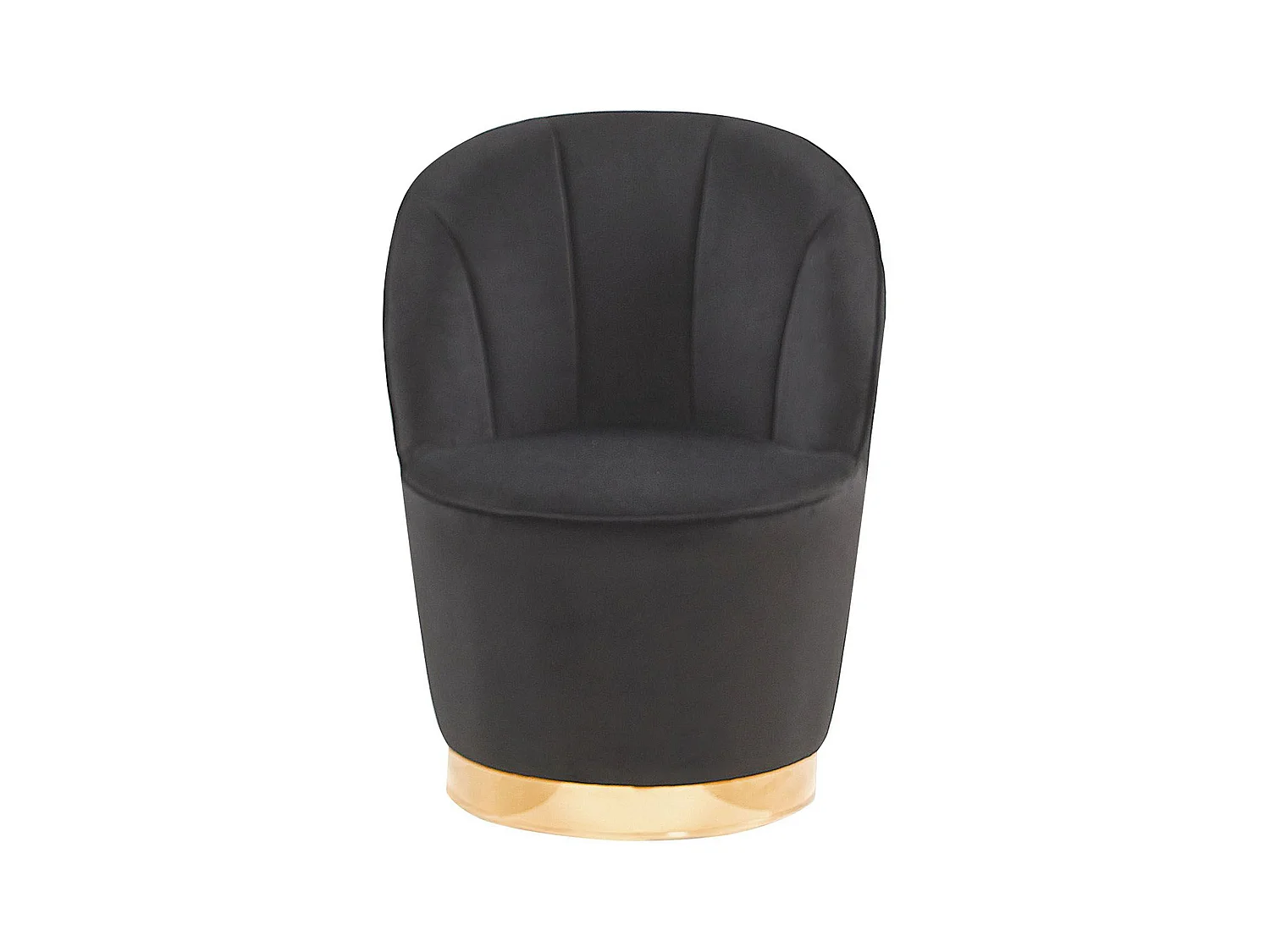 Fauteuil ALBY Velours Noir