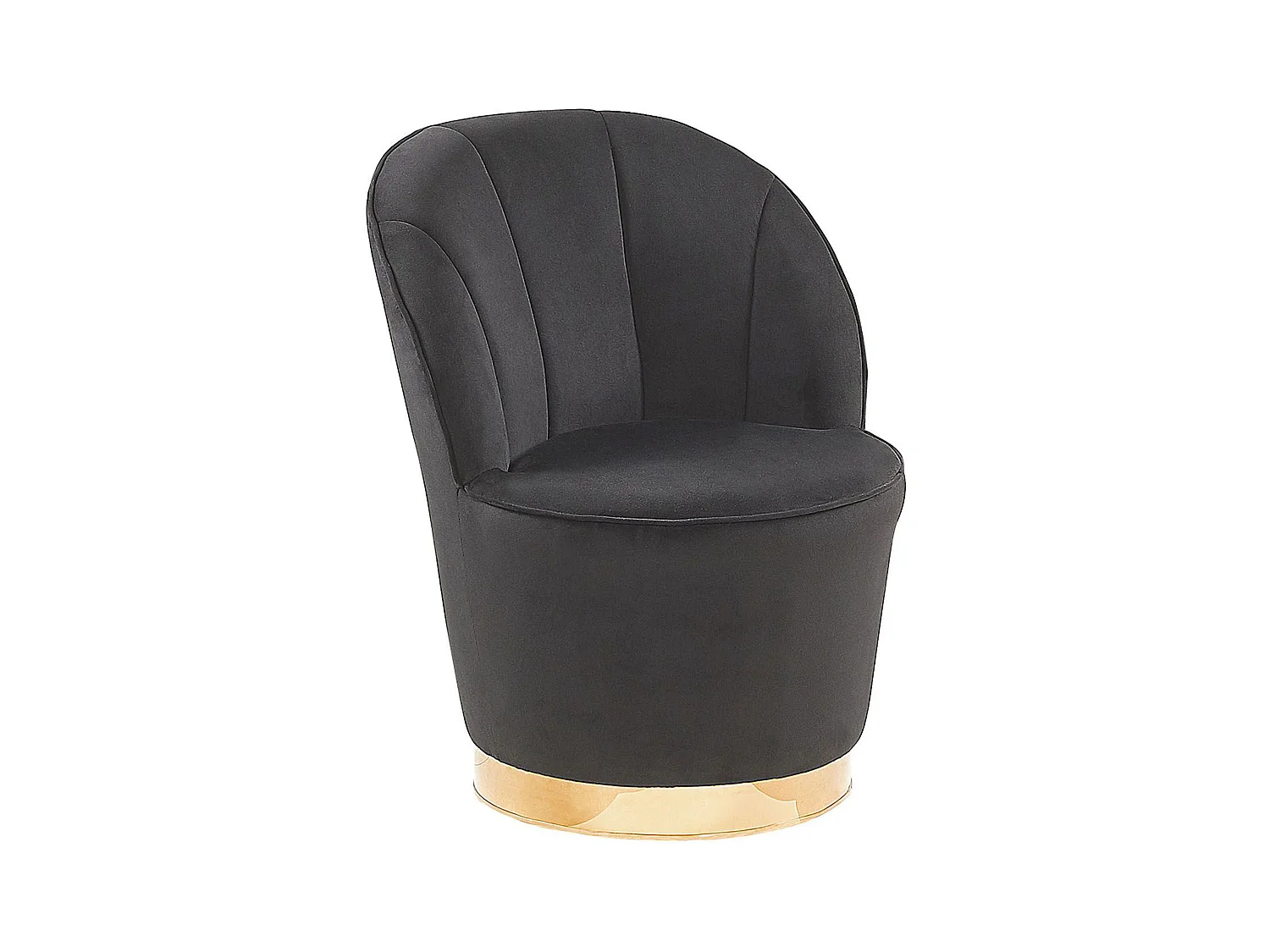 Fauteuil ALBY Velours Noir
