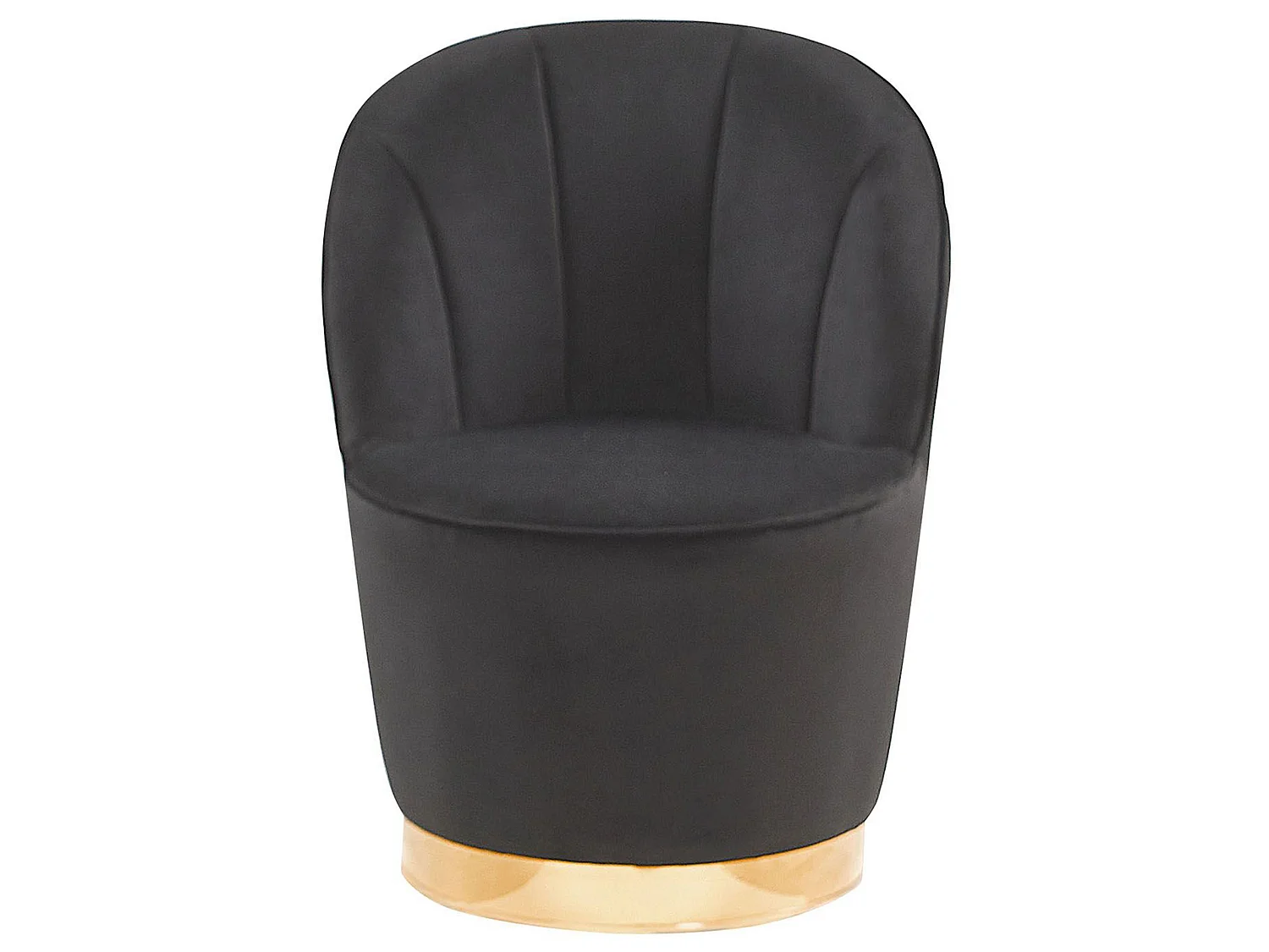 Fauteuil ALBY Fluweel Zwart