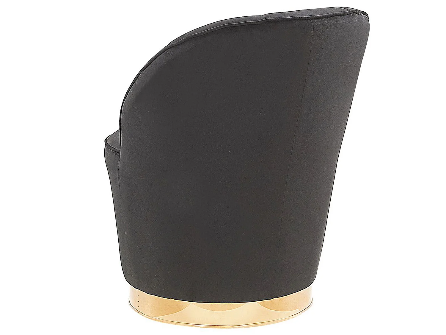 Fauteuil ALBY Fluweel Zwart