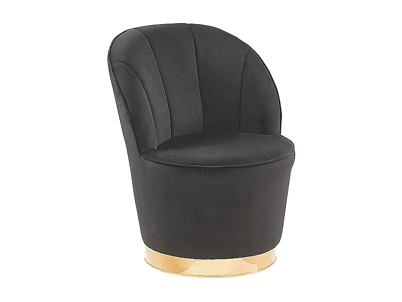 Poltrona ALBY Velluto Nero
