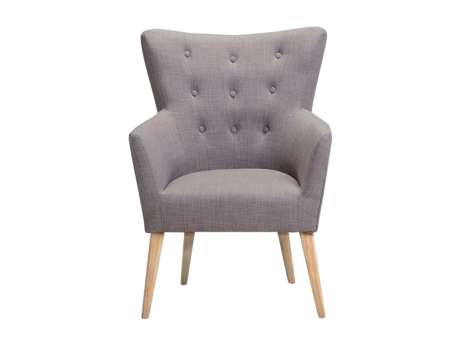 Fauteuil ANGEN Tissu Gris clair