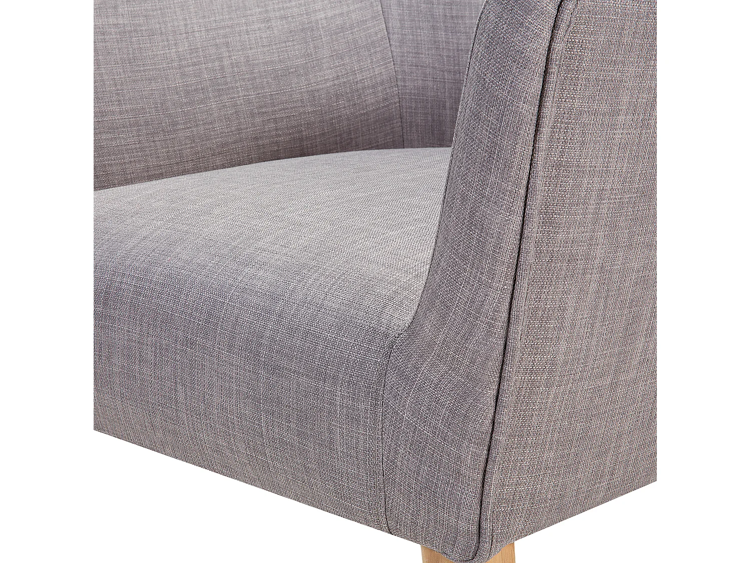 Fauteuil ANGEN Tissu Gris clair
