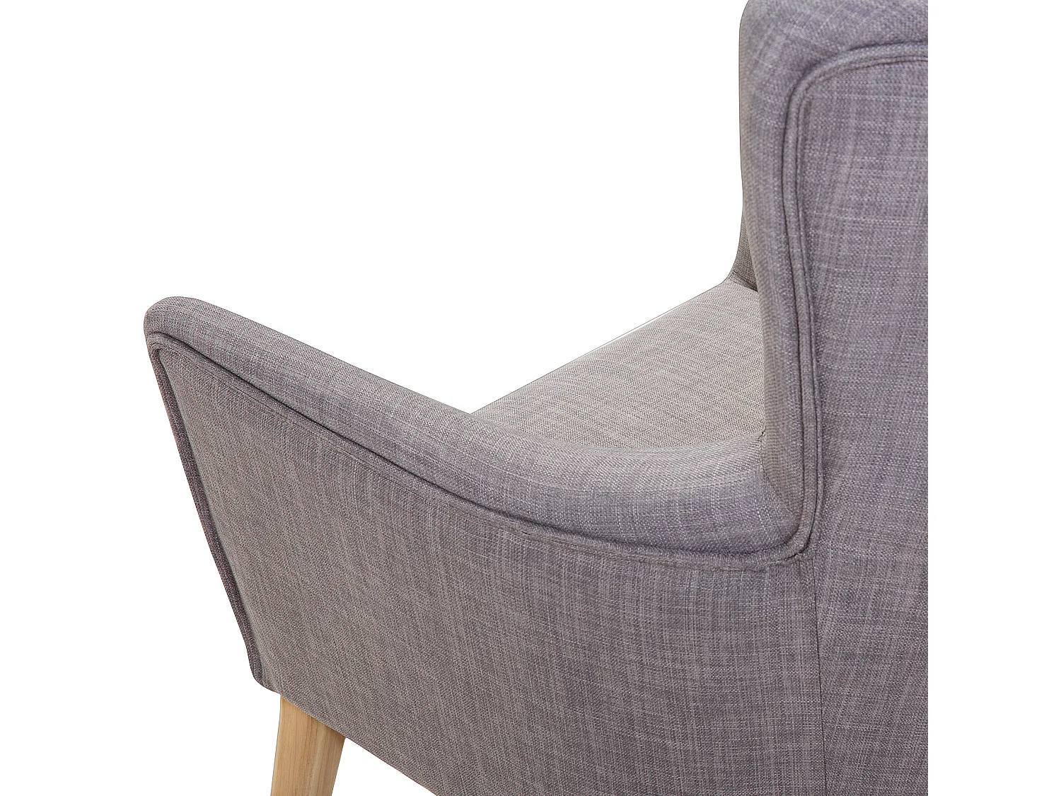 Fauteuil ANGEN Tissu Gris clair