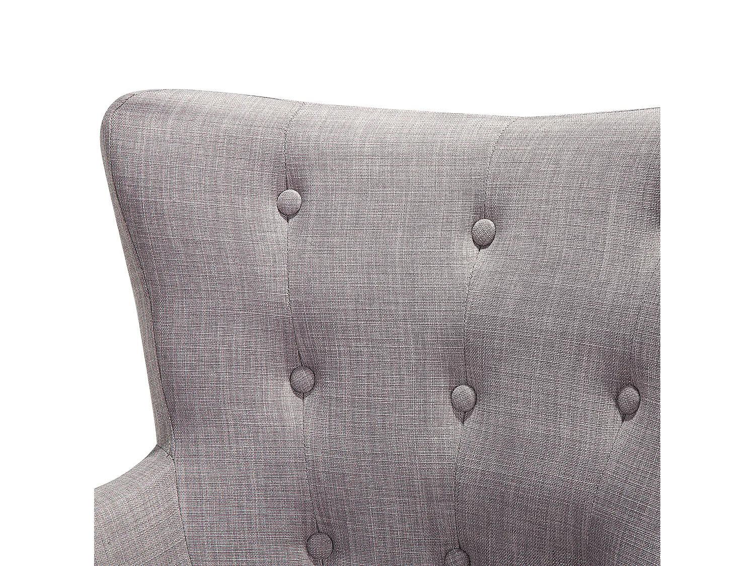 Fauteuil ANGEN Stof Lichtgrijs