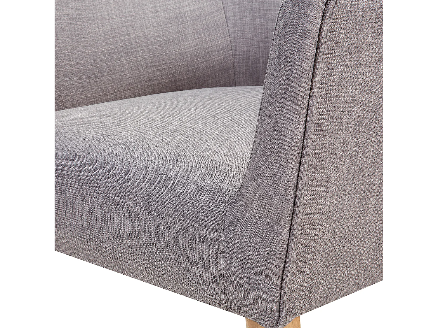 Fauteuil ANGEN Stof Lichtgrijs