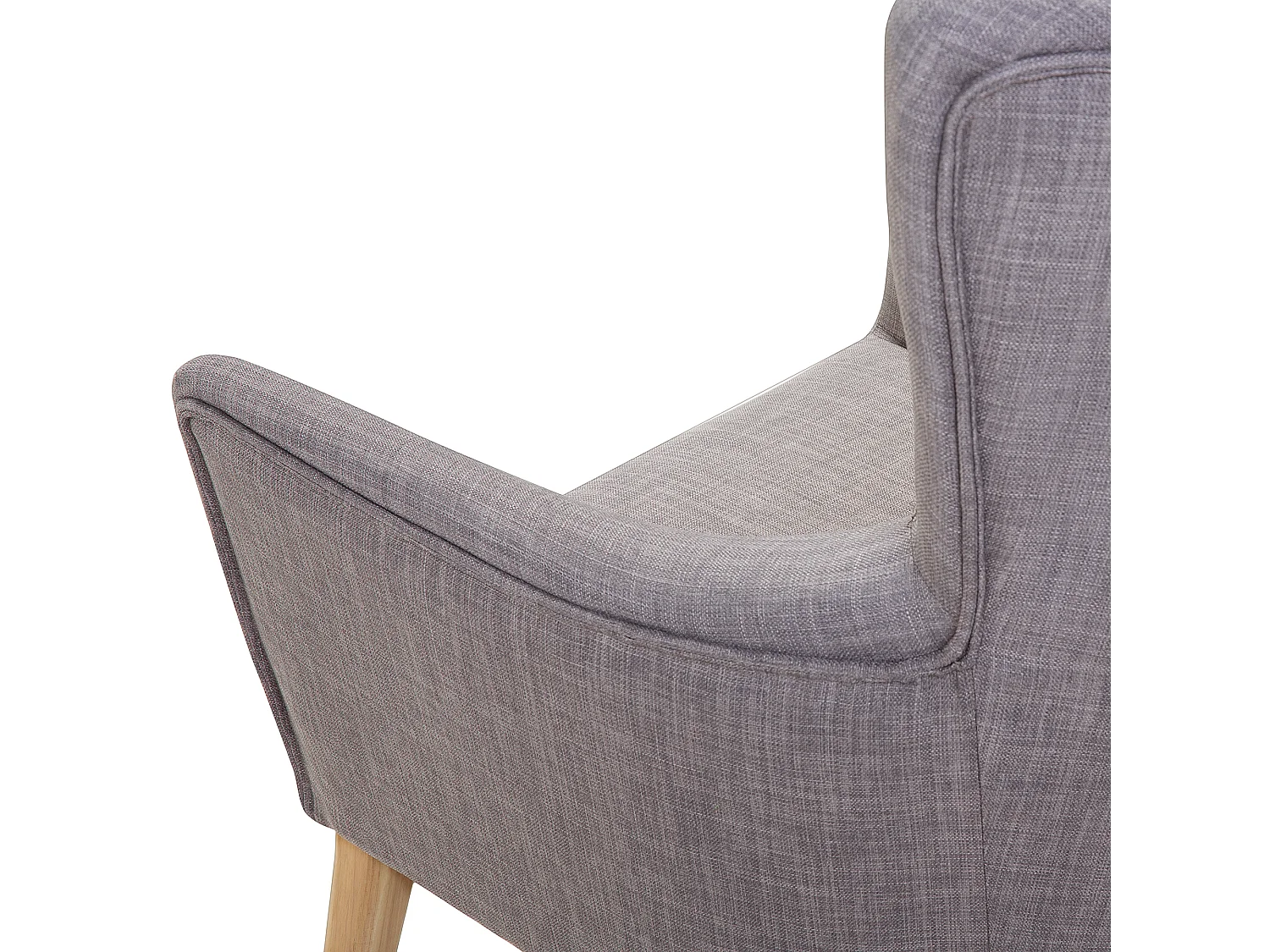 Fauteuil ANGEN Stof Lichtgrijs