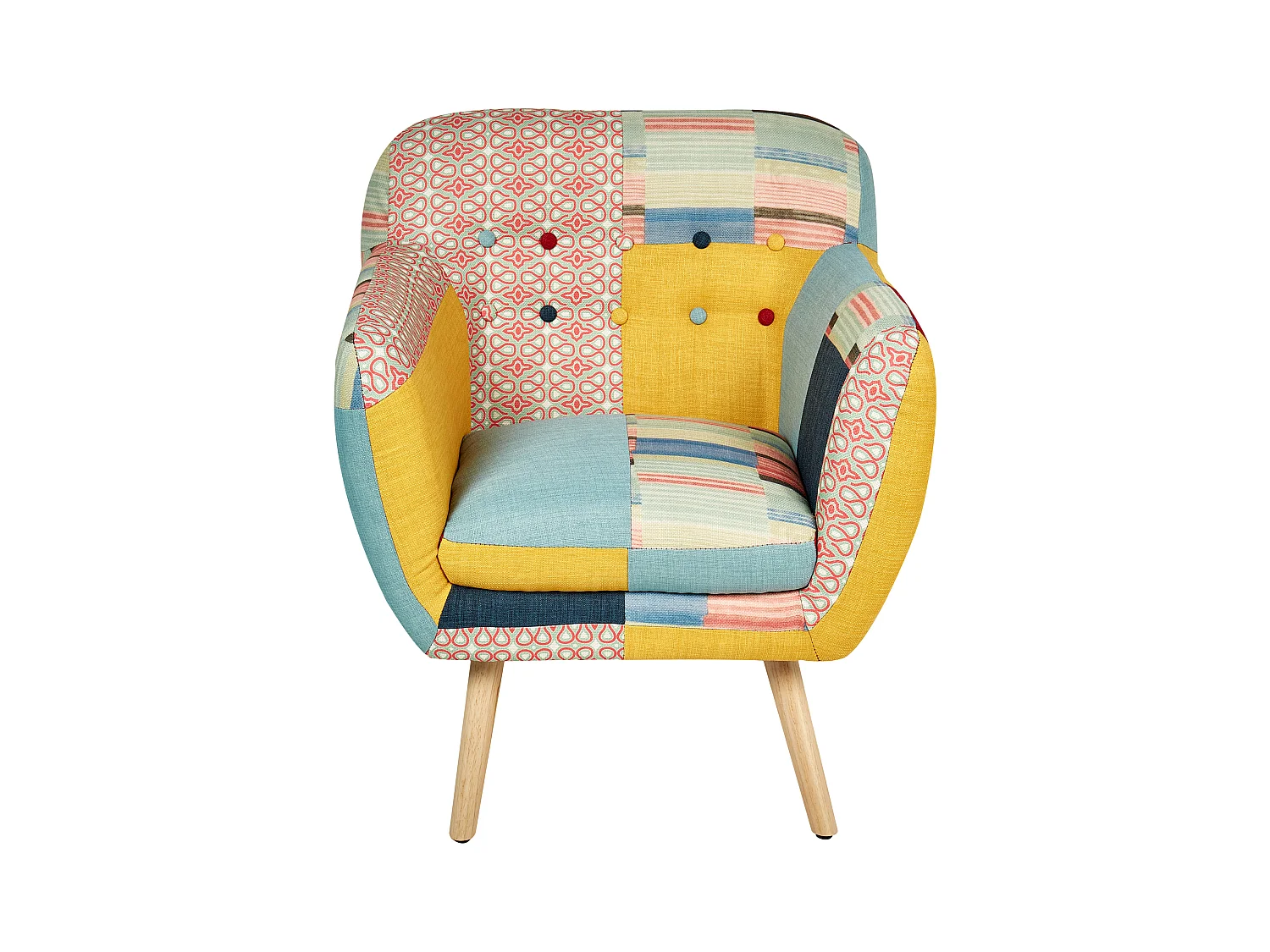Fauteuil MELBY Stof Multicolor