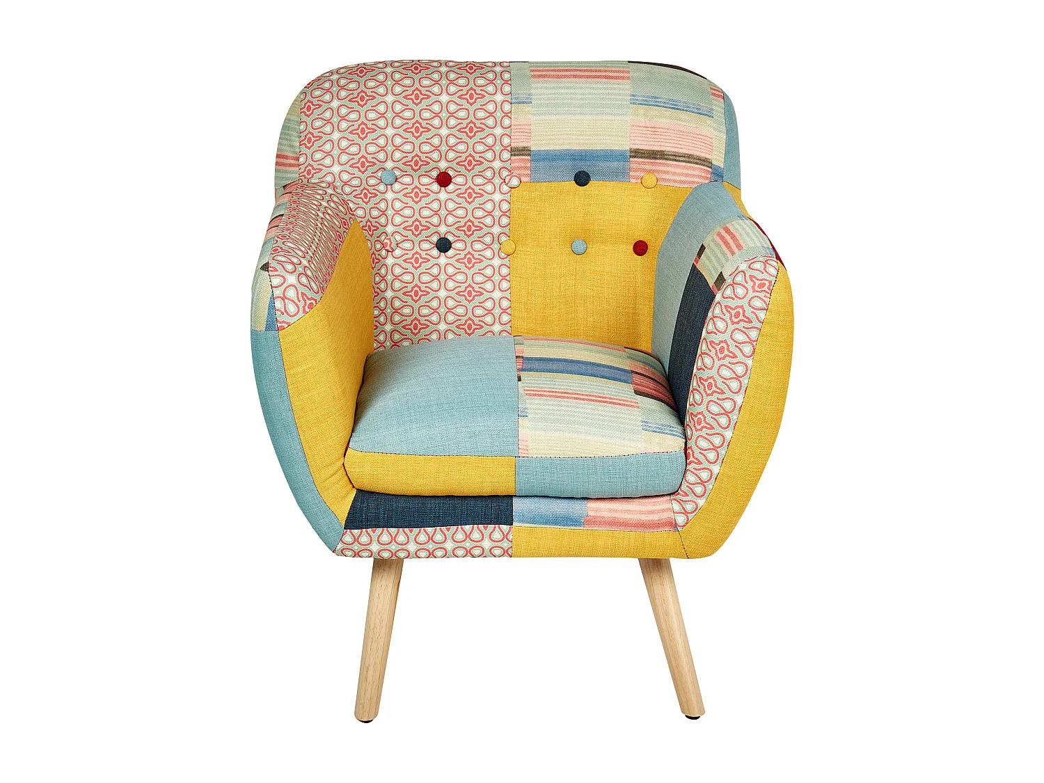 Sessel MELBY Stoff Bunt