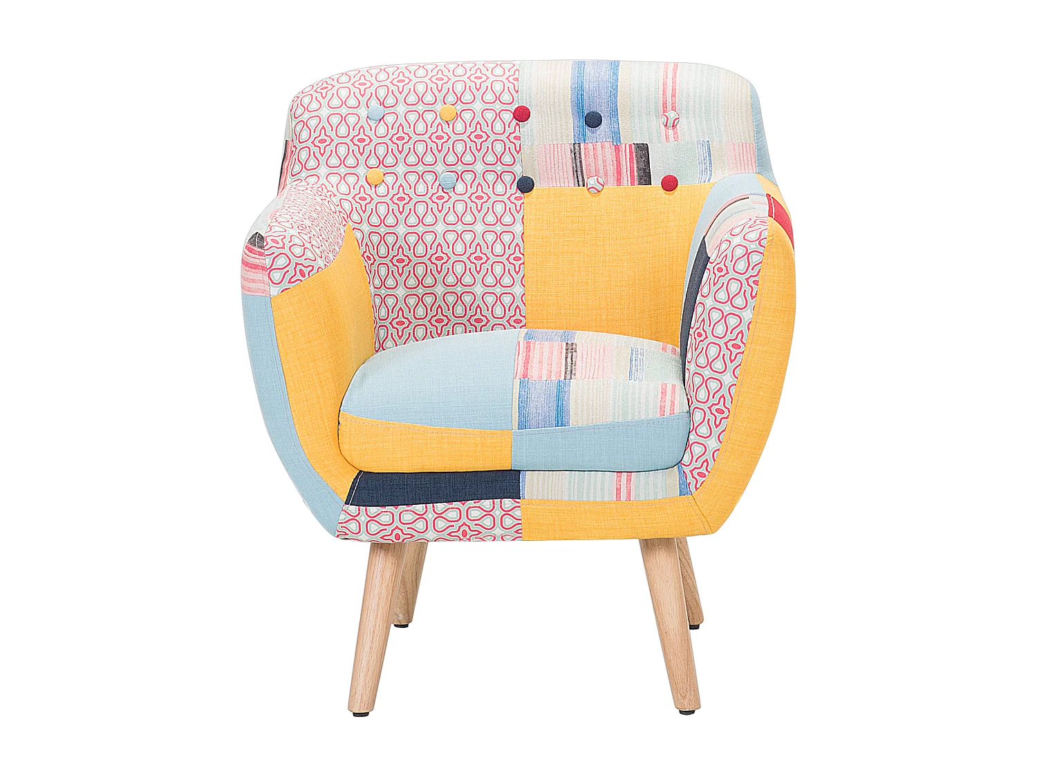 Sessel MELBY Stoff Bunt