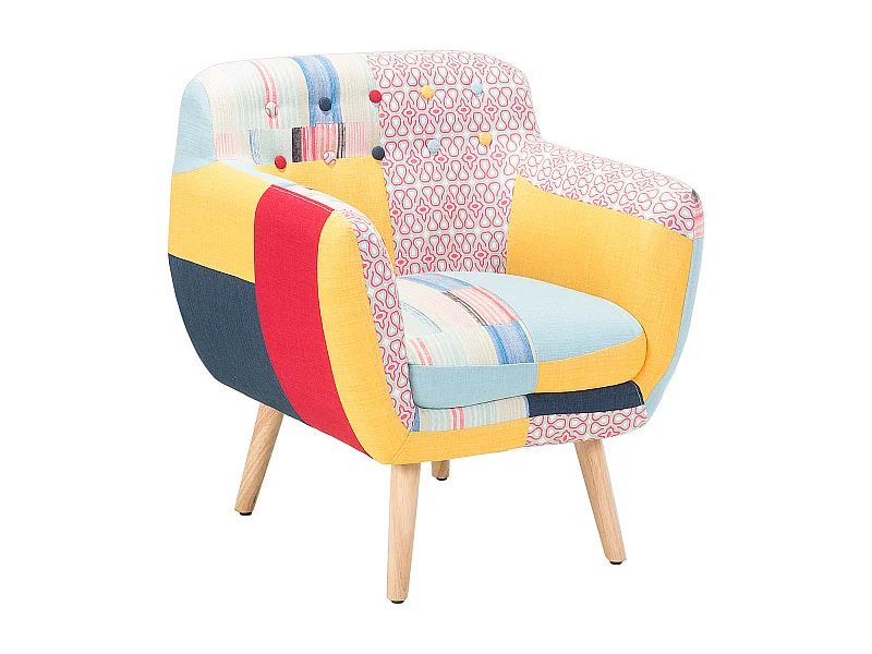 Fauteuil MELBY Tissu Multicolore