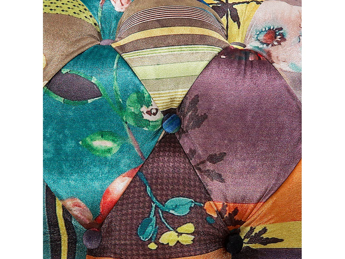 Fauteuil CHESTERFIELD Stof Lichtgroen