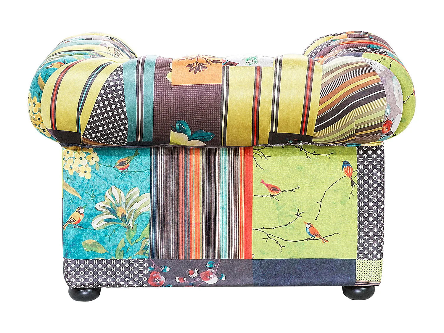 Poltrona CHESTERFIELD Tecido Verde claro