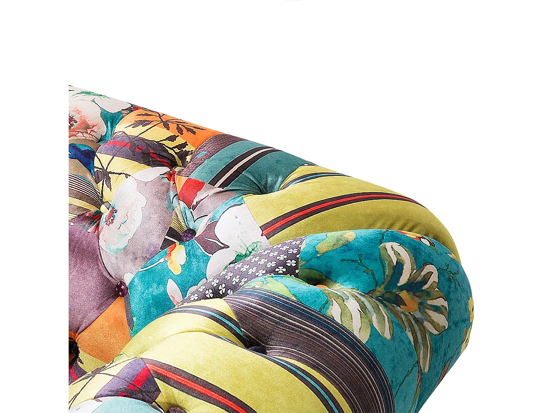 Poltrona CHESTERFIELD Tecido Verde claro