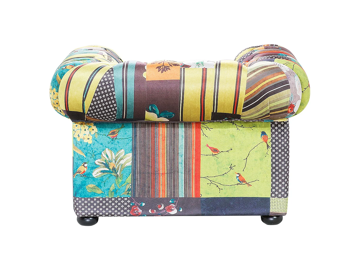 Fauteuil CHESTERFIELD Tissu Vert clair