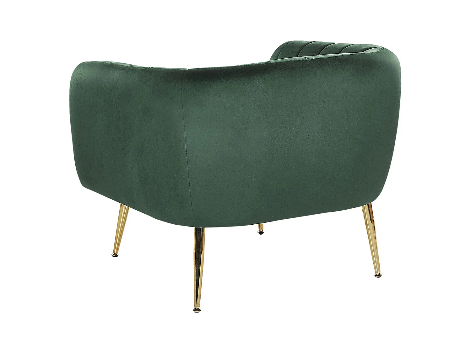 Fauteuil LACONIA Fluweel Donkergroen