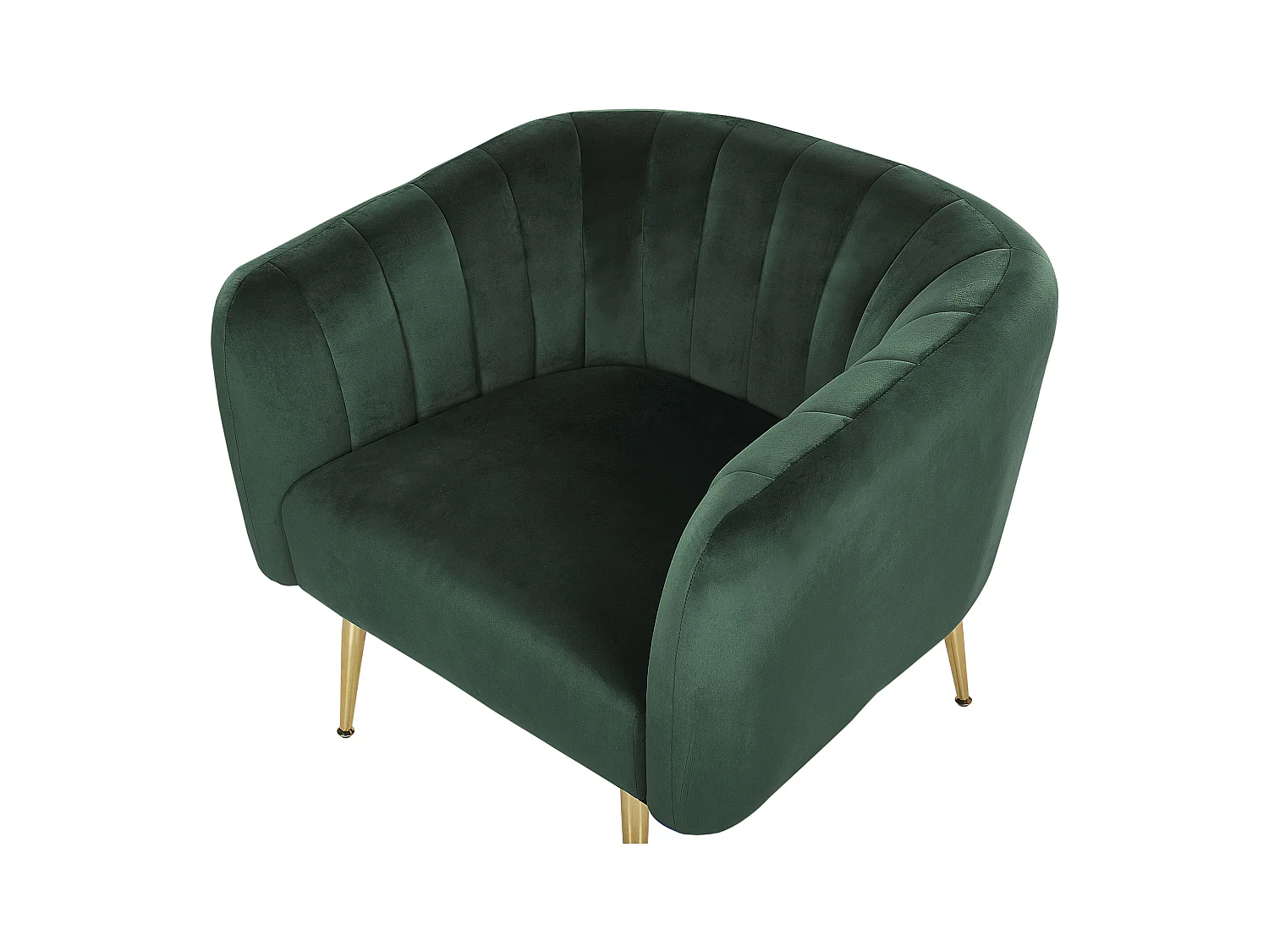Poltrona LACONIA Velluto Verde scuro