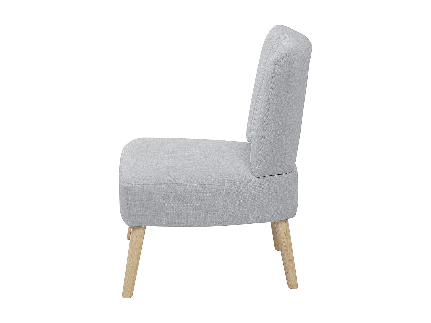 Fauteuil VAASA Tissu Gris clair