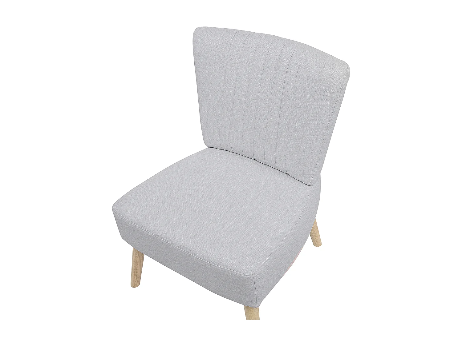 Fauteuil VAASA Tissu Gris clair