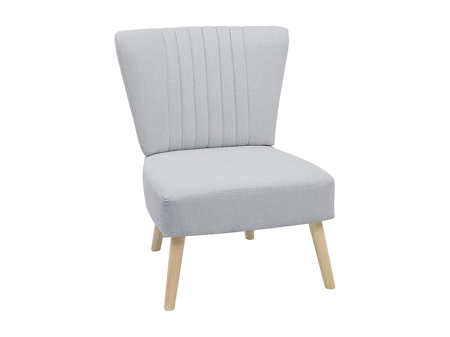 Sillón VAASA Tela Gris claro