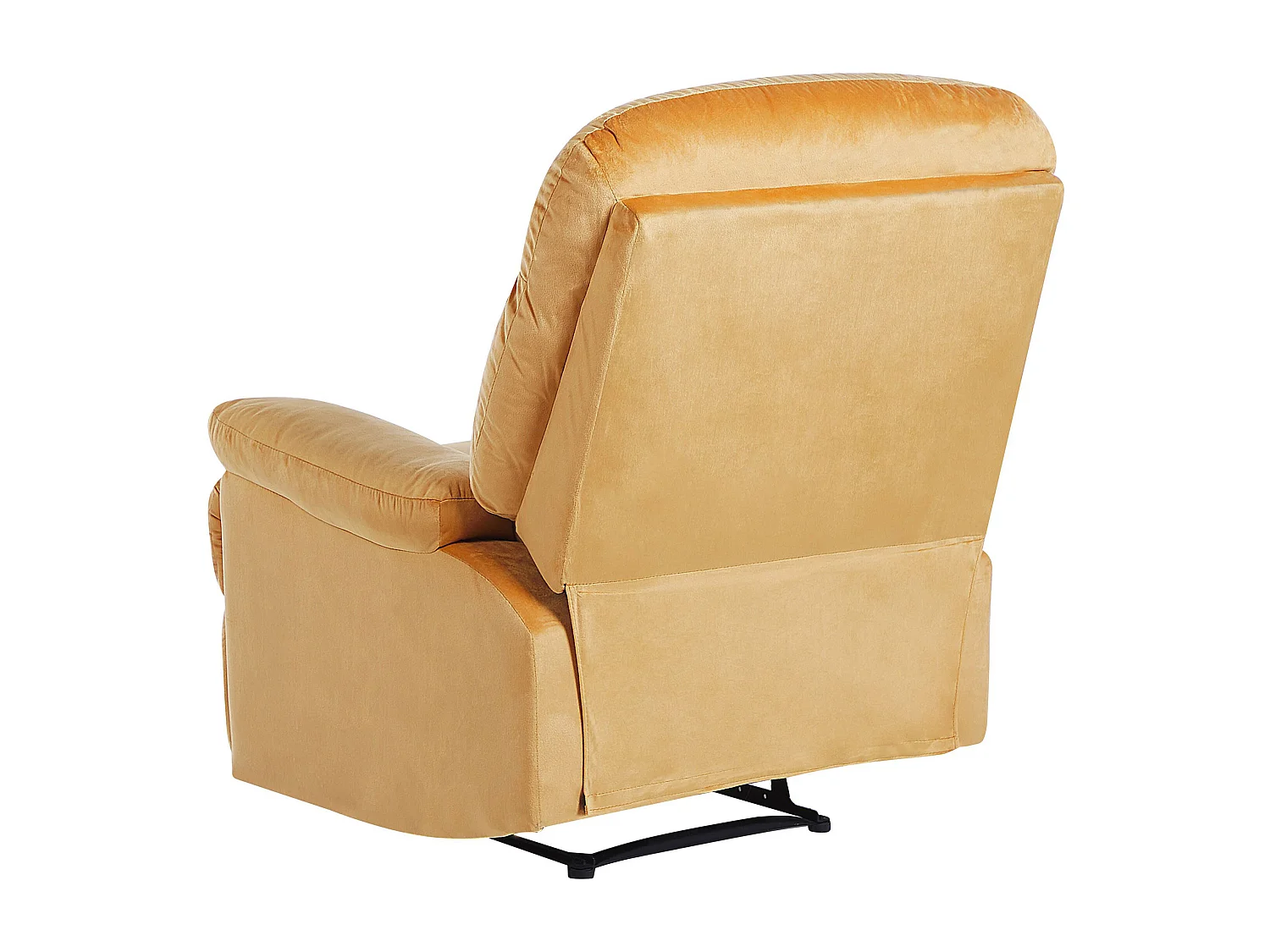 Fauteuil inclinable ESLOV Repose-pieds inclus Velours Moutarde