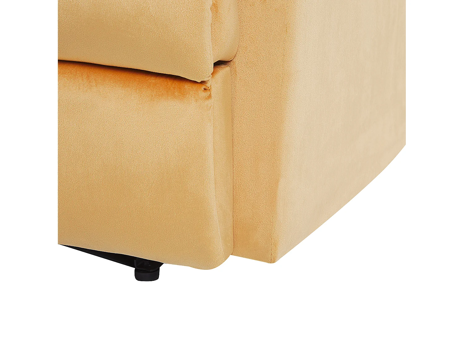 Fauteuil inclinable ESLOV Repose-pieds inclus Velours Moutarde