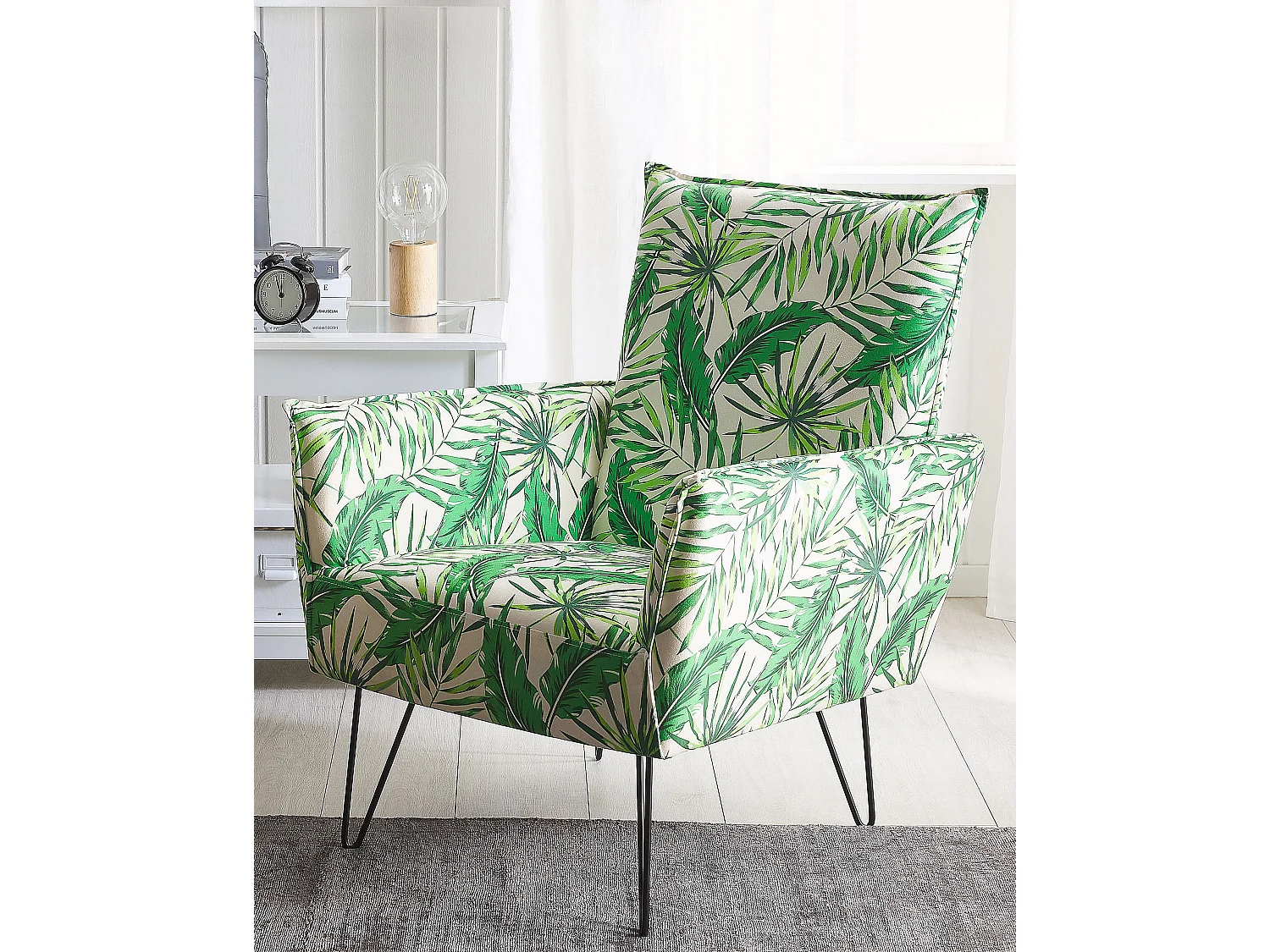 Fauteuil RIBE Tissu Blanc