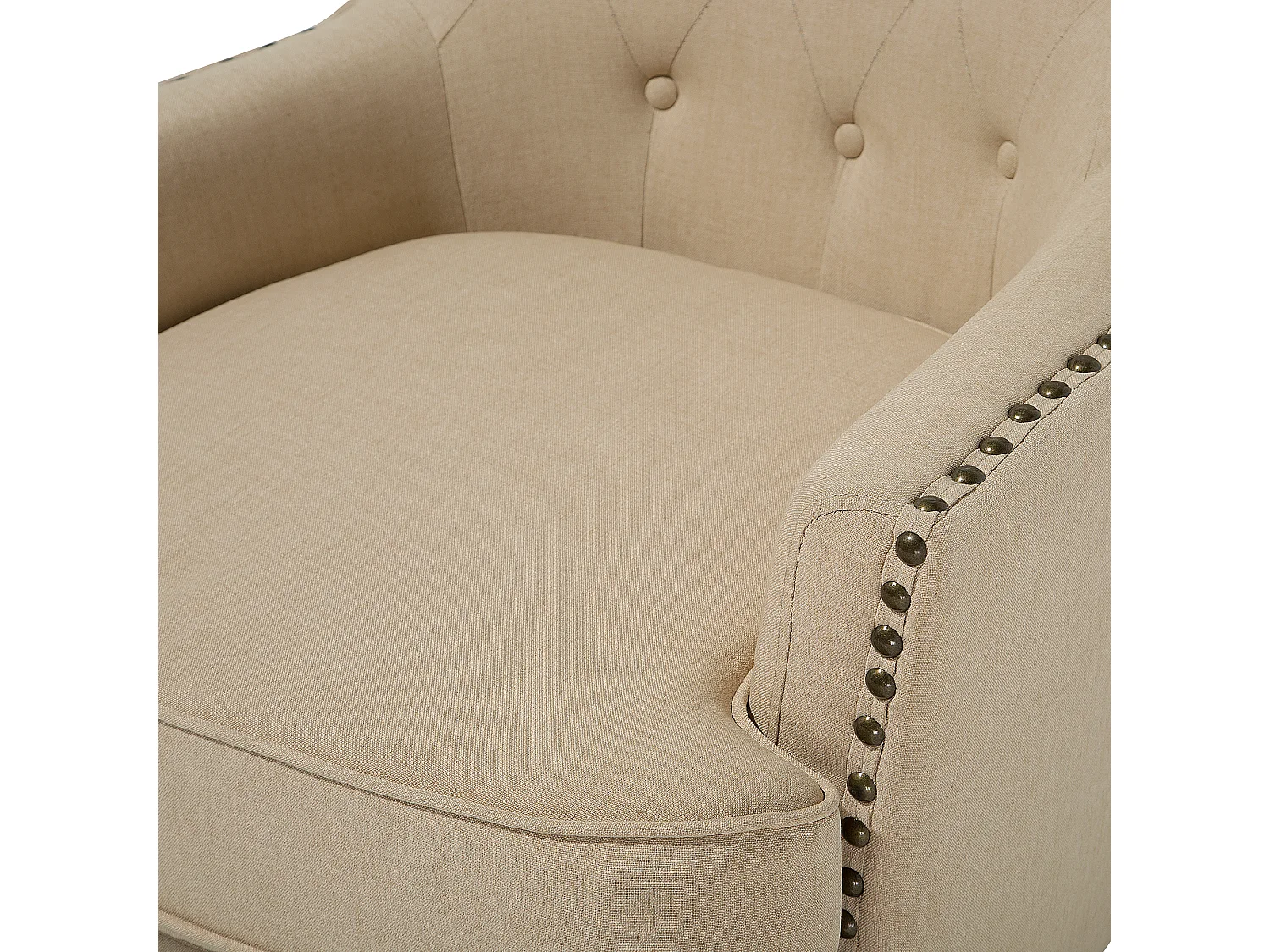 Fauteuil VIBORG II Stof Beige