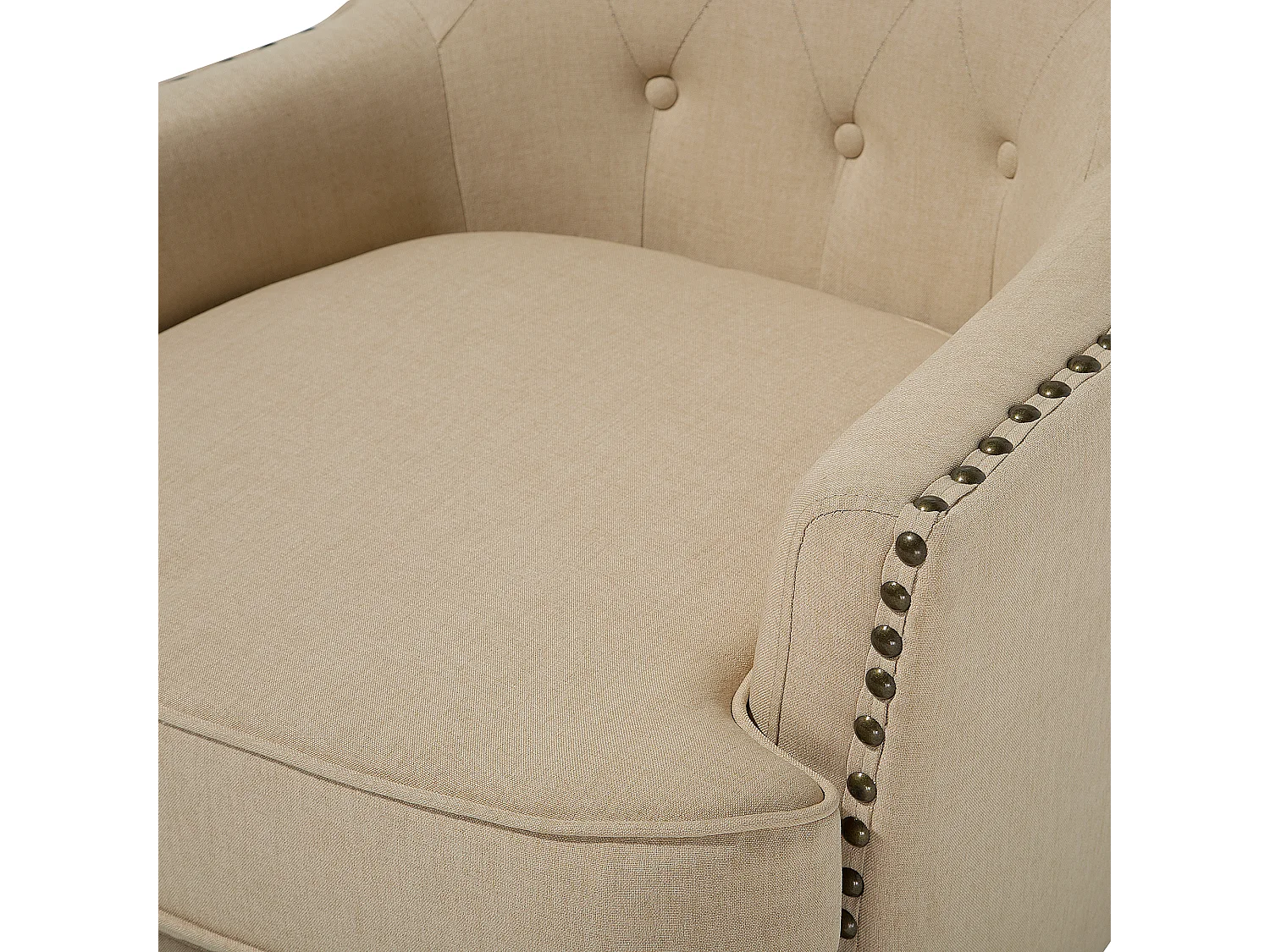 Fauteuil VIBORG II Stof Beige