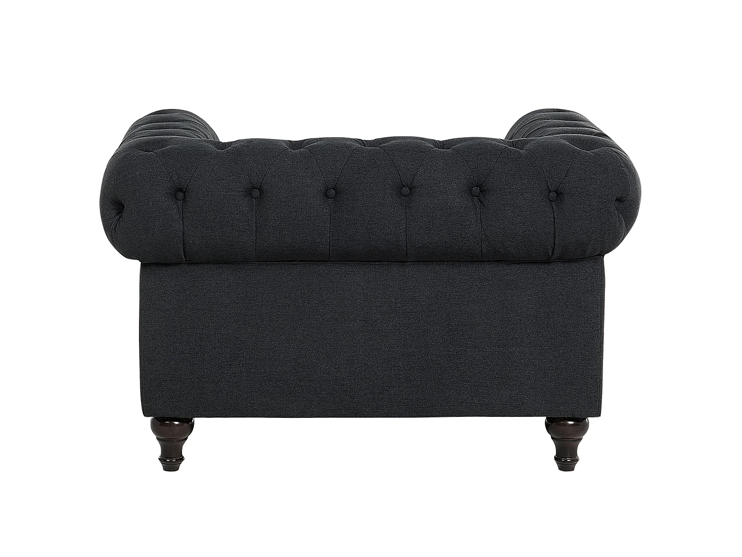 Fauteuil CHESTERFIELD Tissu Gris graphite