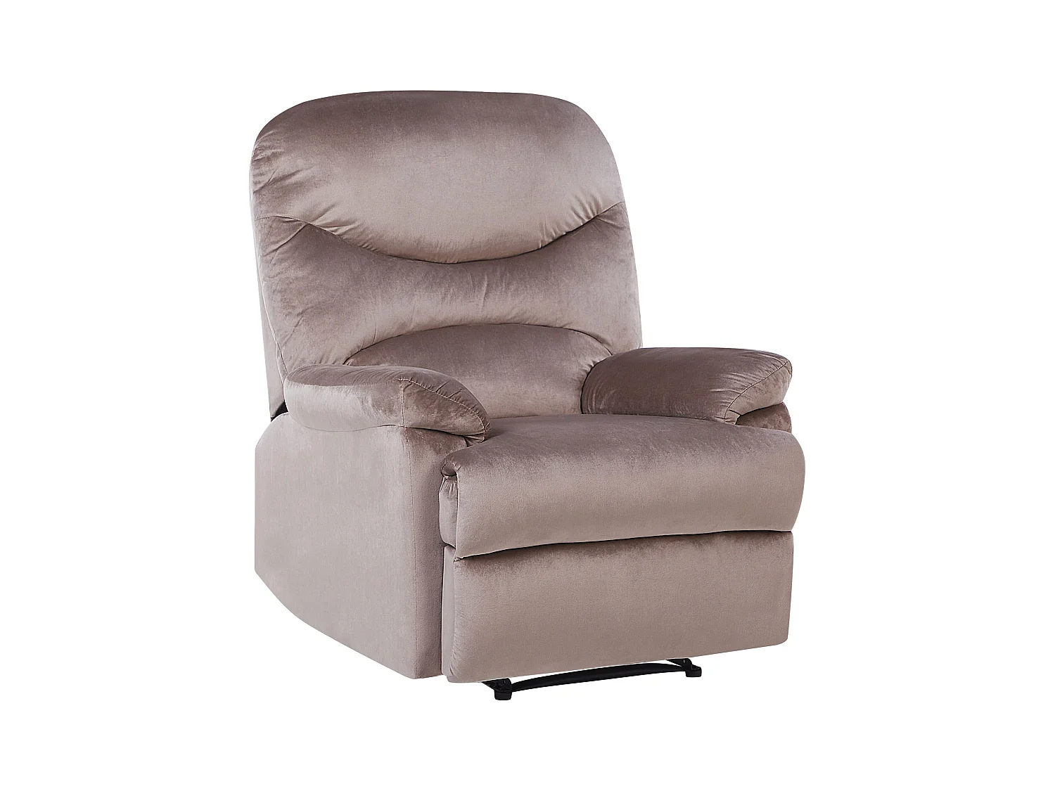 Relaxfauteuil ESLOV Fluweel Beige Taupe