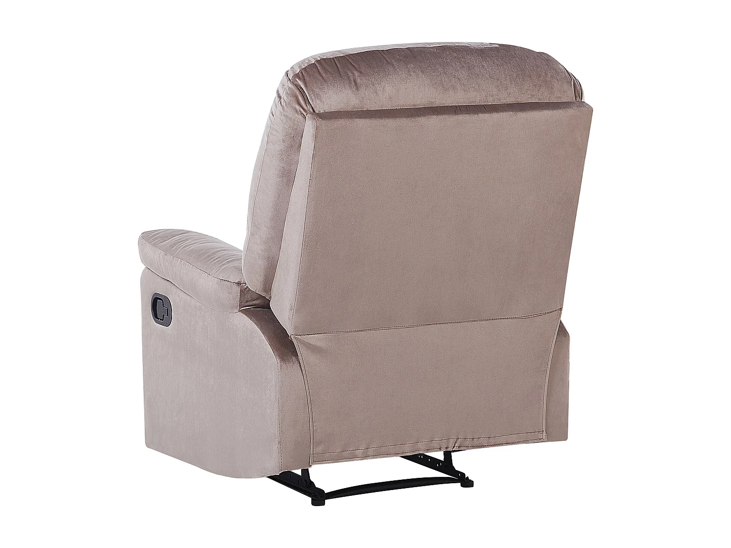 Relaxfauteuil ESLOV Fluweel Beige Taupe