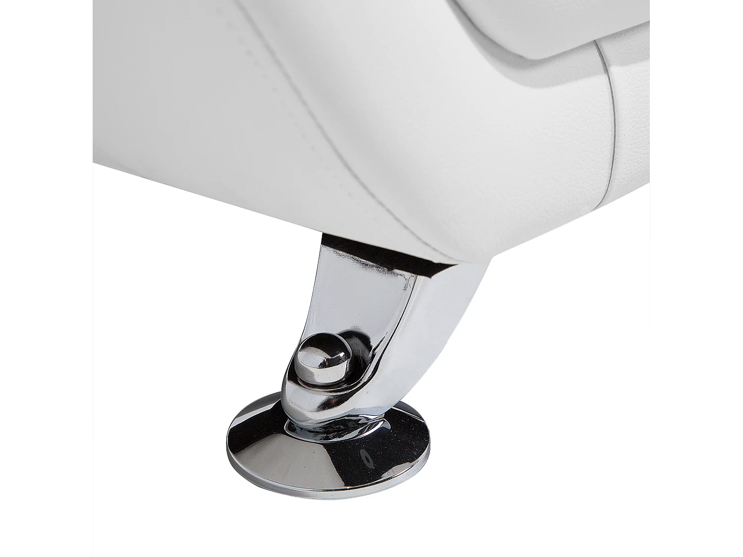 Fauteuil LEIRA Cuir PU Blanc