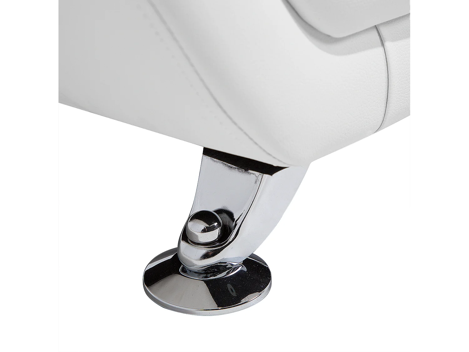 Fauteuil LEIRA Cuir PU Blanc