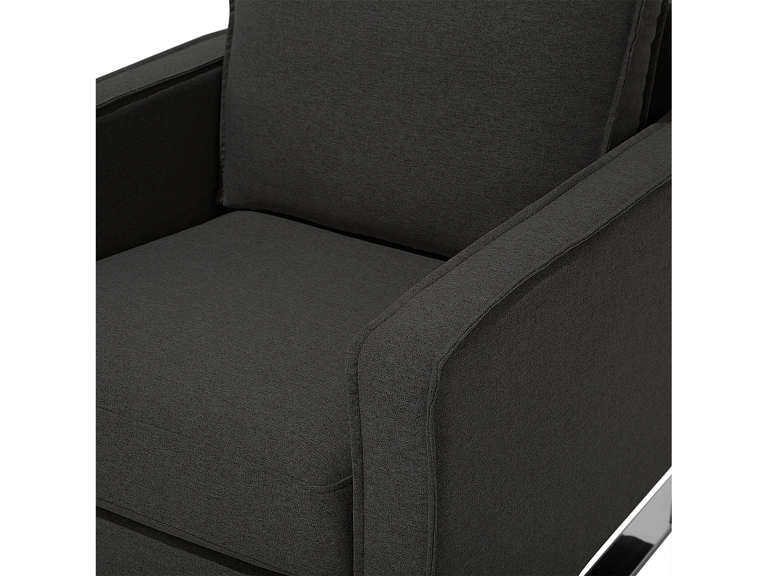 Fauteuil VIND Tissu Gris graphite
