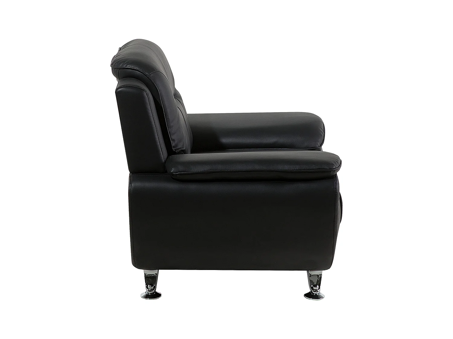 Fauteuil LEIRA Kunstleer Zwart